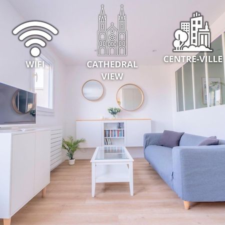 Le Clovis - Cathedrale Apartment Reims Ngoại thất bức ảnh
